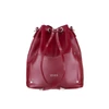 Solier FL19 elegáns női bőr oldaltáska- burgundy