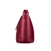 Solier FL19 elegáns női bőr oldaltáska- burgundy