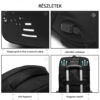 Kép 4/9 - KONO lopásgátlós hátizsák USB csatlakozóval -fekete