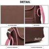 Kép 5/8 - Baby Barna-rózsaszín babakocsi táska pelenkázó táska divatos szegéllyel