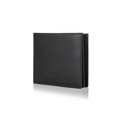 Elegáns SOLIER SW29 RFID bőr pénztárca fekete
