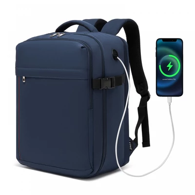 Kono 40×30×20 cm személyes kézipoggyász hátizsák – Navy