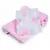 Minka Felhőcske kétoldalas együttes babakocsiba, kiságyba - rózsaszín