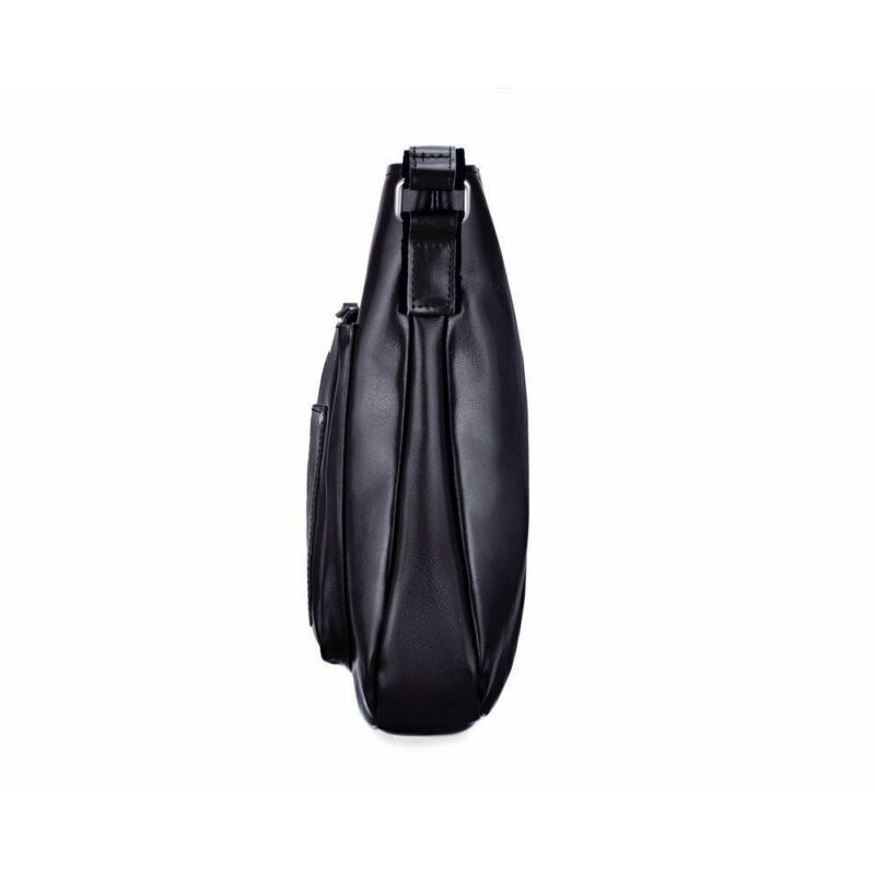Solier FL21 stílusos női bőr válltáska- fekete-2