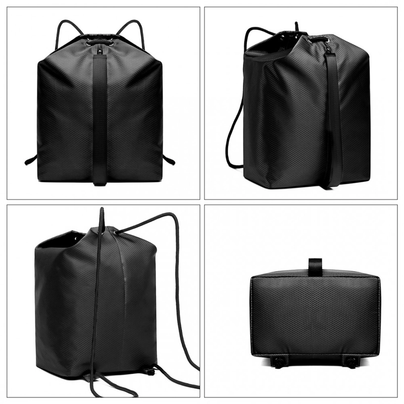 KONO uniszex divatos vízálló hátizsák-fekete