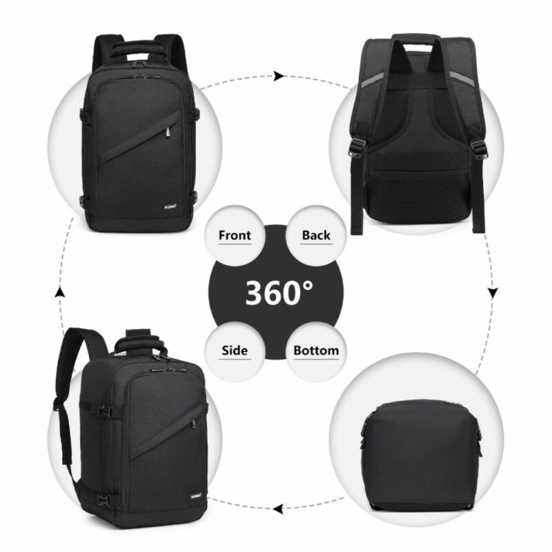 Kono könnyű utazó üzleti hátizsák - fekete-6