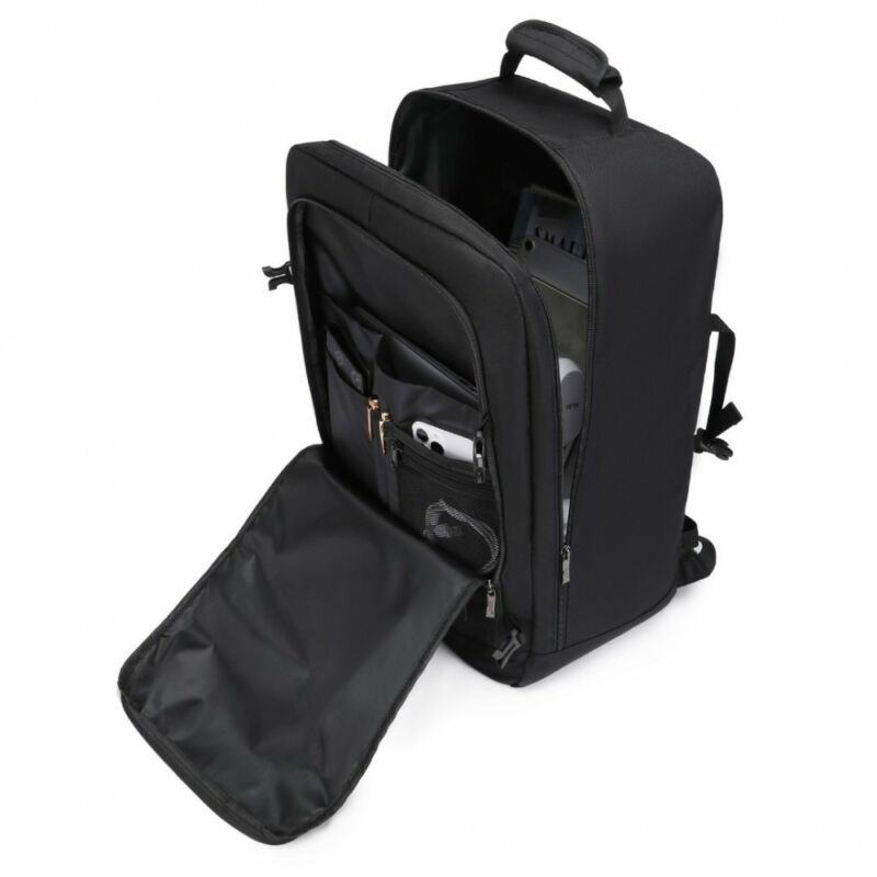 Kono könnyű utazó üzleti hátizsák fekete L-méret-6